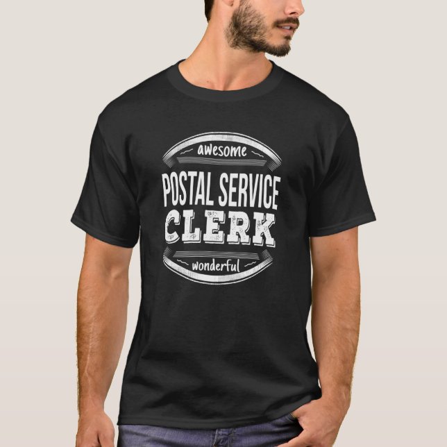 Camiseta Cargo de Apreciação do Empregado do Serviço Postal (Frente)