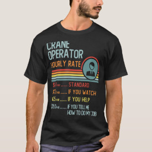 Camiseta Cargo De Ordem De Produção Retroativa De Taxa Horá