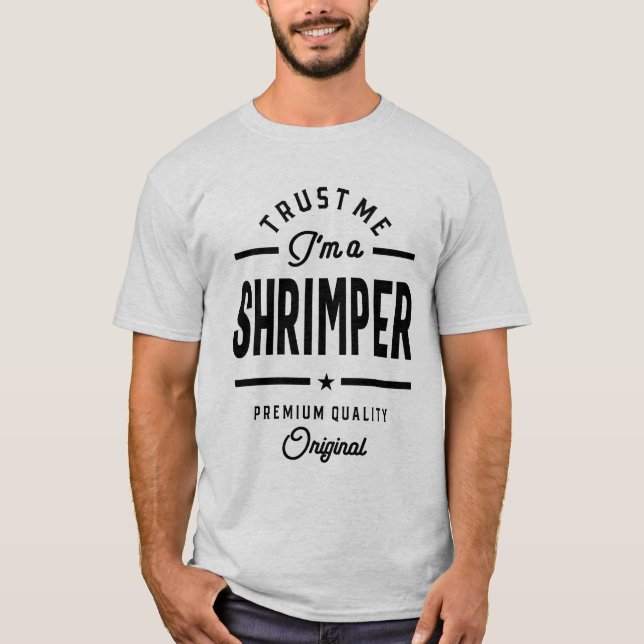 Camiseta Cargo de Shrimper Título Tee Gift Mens Womens (Frente)