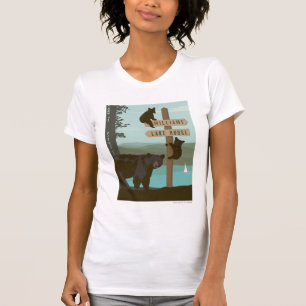 Camiseta Cargo de sinal do urso
