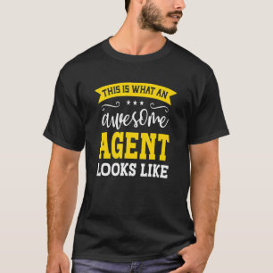 Camiseta Cargo do Agente Cargo Funcionário Funny Worker Pro
