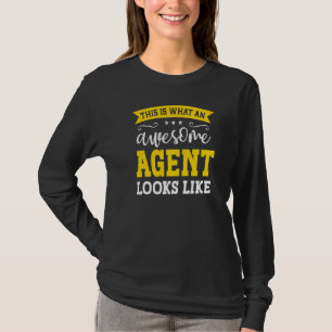 Camiseta Cargo do Agente Cargo Funcionário Funny Worker Pro