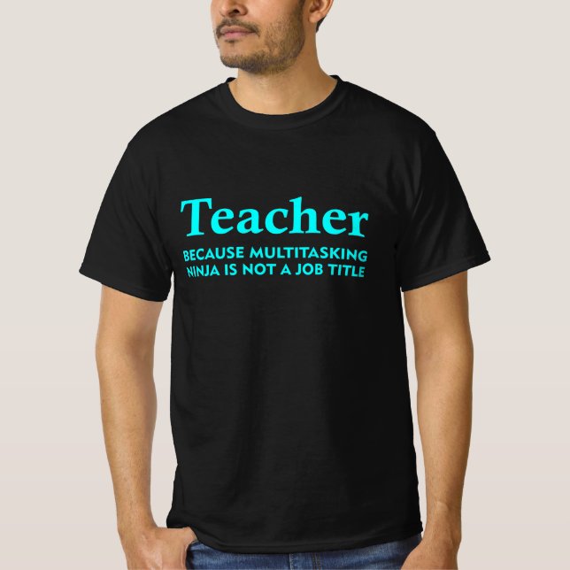 Camiseta Cargo Engraçado De Professora Para Presentes (Frente)