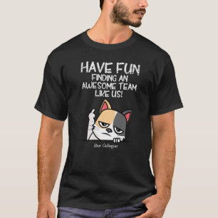Camiseta Cargo novo colega despedida