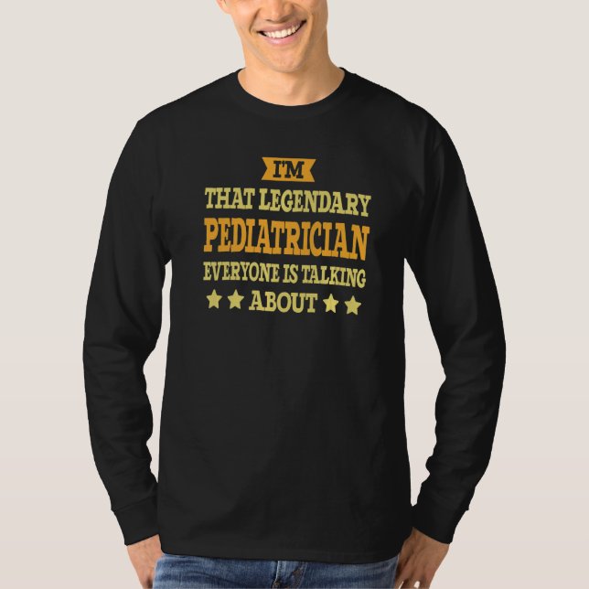 Camiseta Cargo Pediátrico Cargo Funcionário Funny Worker Pe (Frente)
