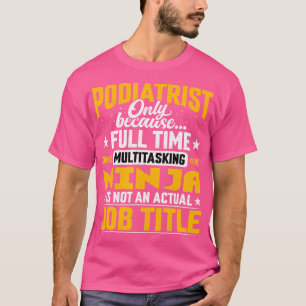 Camiseta Cargo Podiatra - Foto Médica Chiropodista