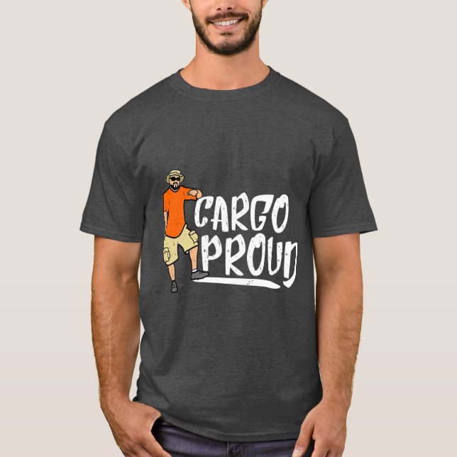 Camiseta Cargo Shorts Meme  Cargo Proud (Frente)