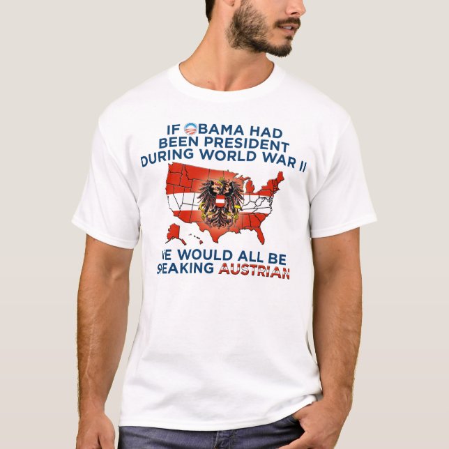 Camiseta Cargo WWII de Nobama - austríaco de Sprechen Sie? (Frente)
