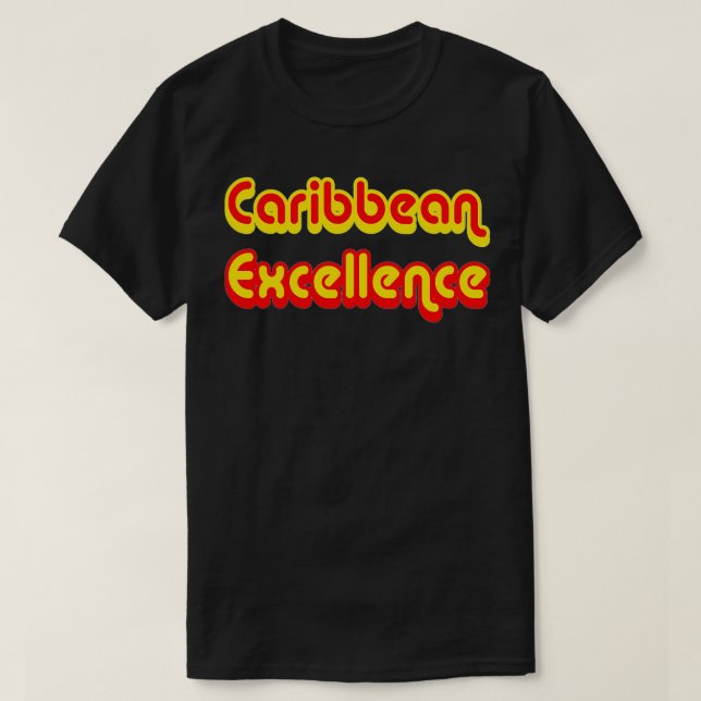 Camiseta Caribbean Ecellence  (Frente do Design)