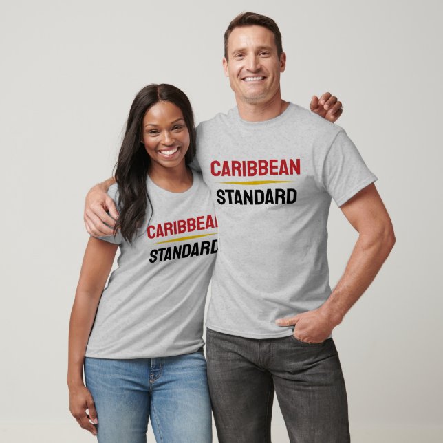 Camiseta Caribbean Standard – Bold Island Pride (Unissex)