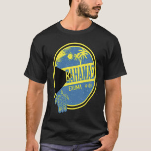 Camiseta Caribe Bahamas Exuma Férias Vintage Tropical