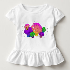 Camiseta Caribe Conchas do Mar com Bolhas