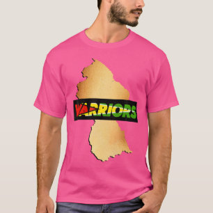 Camiseta Caribe Cricket Guyana Guerreiros Guianenses