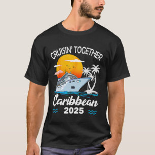 Camiseta Caribe Cruisin Juntos - Família Vaca Cruise 2025