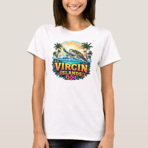 Camiseta CARIBE das Ilhas Virgens dos EUA
