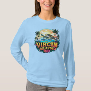 Camiseta CARIBE das Ilhas Virgens dos EUA