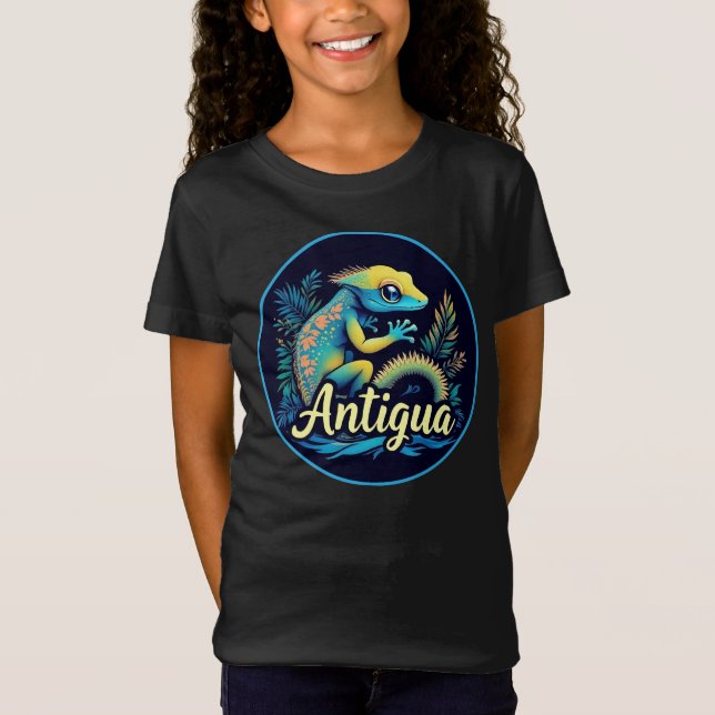 Camiseta Caribe de Antígua Gecko (Frente)