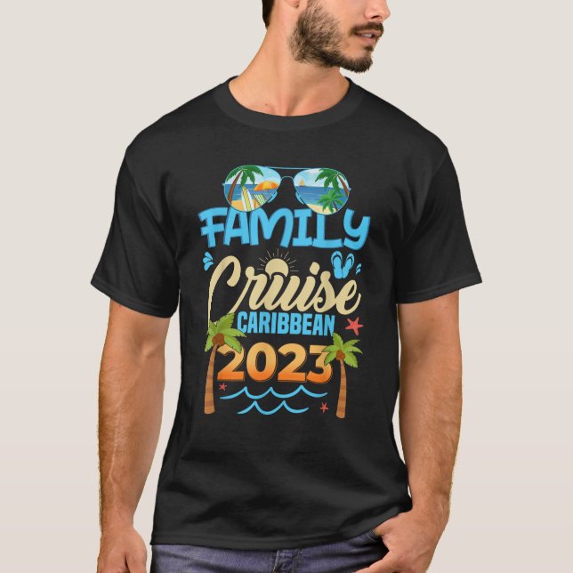 Camiseta Caribe de Cruzeiro Familiar 2023 Vacina de Marcha  (Frente)