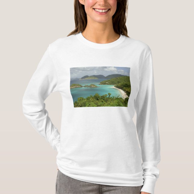 Camiseta Caribe, Ilhas Virgens Americanas, St. John, Tronco (Frente)