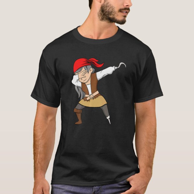 Camiseta Caribe Mar de Buccaneer Thief Freebooter Girl Dabb (Frente)