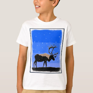Camiseta Caribe no inverno - Arte original sobre a vida sel