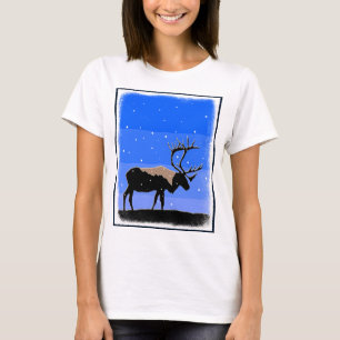 Camiseta Caribe no inverno - Arte original sobre a vida sel