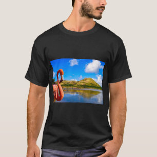 Camiseta Caribe o flamingo em gatinhos de Rua