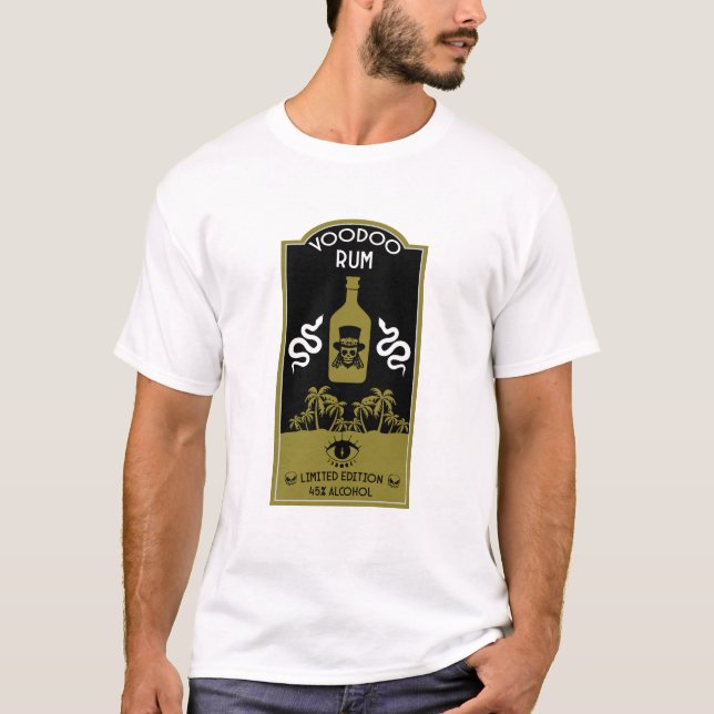 Camiseta Caribe Voodoo Rum (Frente)