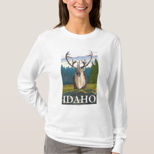 Camiseta Caribu no selvagem - Idaho