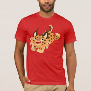 Camiseta Caricatura Bestial Bobcat T-Shirt