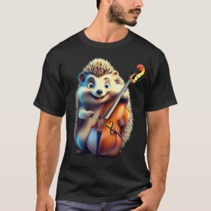 Camiseta Caricatura, Cartoon, Ilustração Um musical