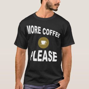 Camiseta Caricatura de café café