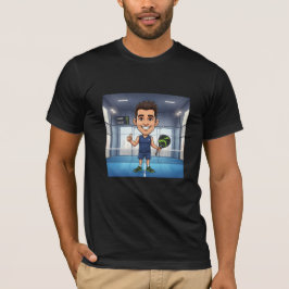 Camiseta Caricatura de desenho animado personalizada do jog