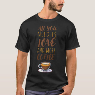 Camiseta Caricatura de ideia de café