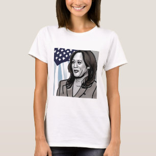 Camiseta Caricatura de Kamala Harris Política