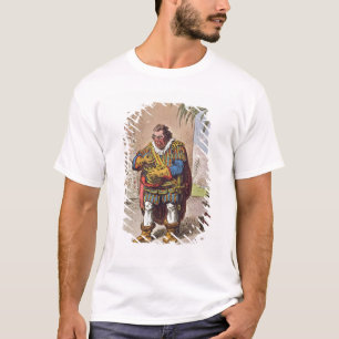 Camiseta Caricatura de Pizarro que contempla