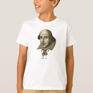 Camiseta Caricatura de Shakespeare