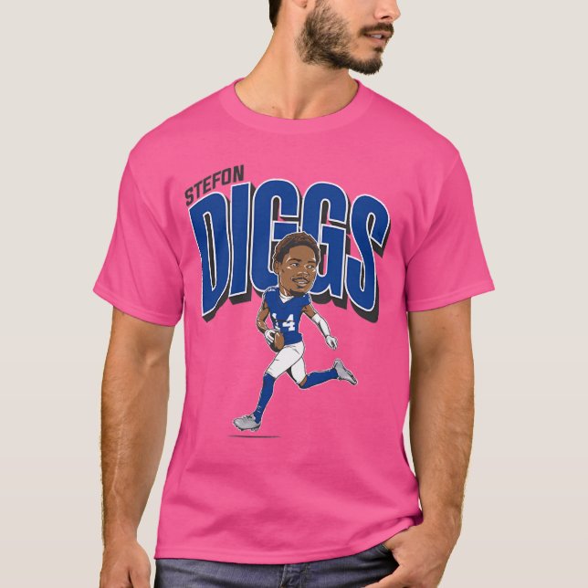 Camiseta Caricatura de Stefon Diggs (Frente)
