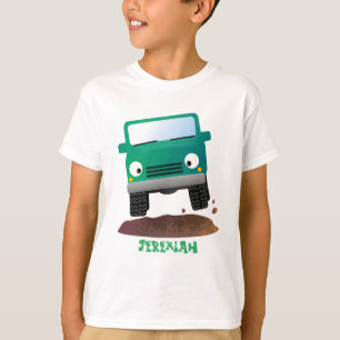 Camiseta Caricatura de veículos todo-o-terreno 4X4