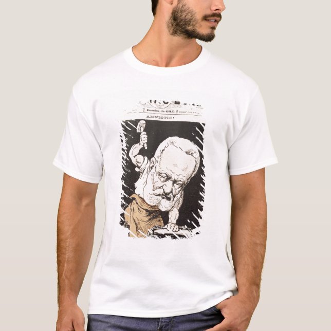 Camiseta Caricatura de Victor Hugo (Frente)