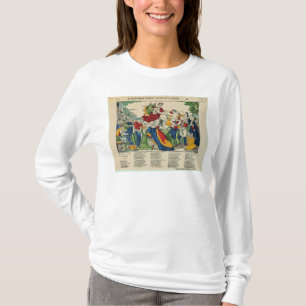 Camiseta Caricatura do demónio do dinheiro, 1860