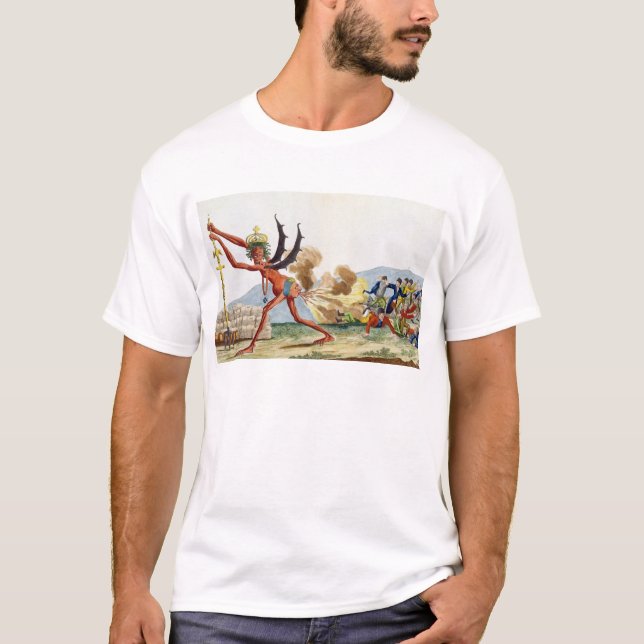 Camiseta Caricatura do governo inglês, 1793 (Frente)