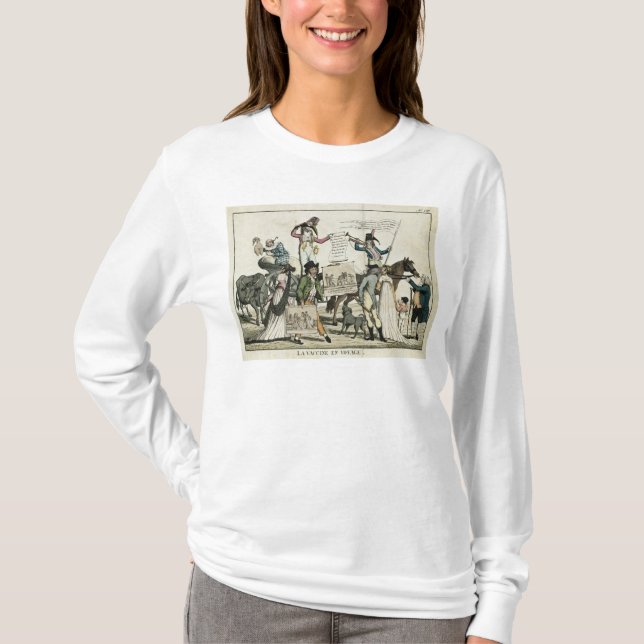 Camiseta Caricatura dos doutores de grasnado que oferecem (Frente)