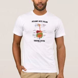 Camiseta Carimbe para fora o medo pensam a entranhas (o