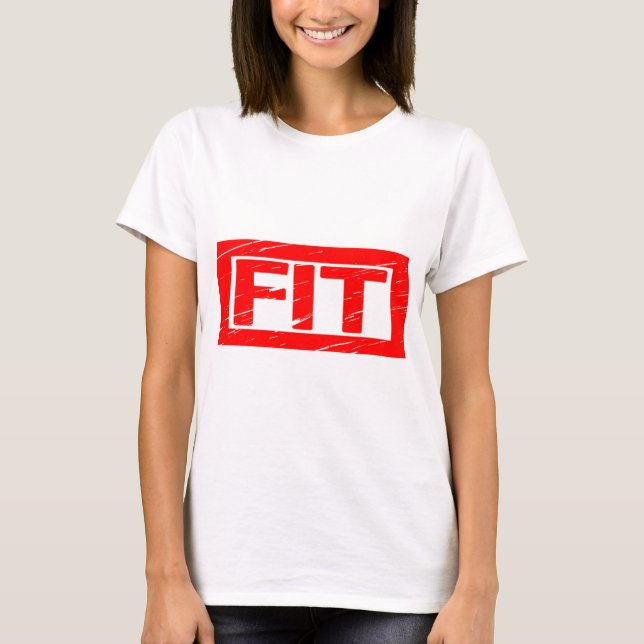 Camiseta Carimbo ajustado (Frente)
