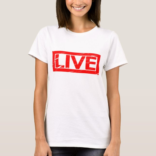 Camiseta Carimbo ao Vivo (Frente)