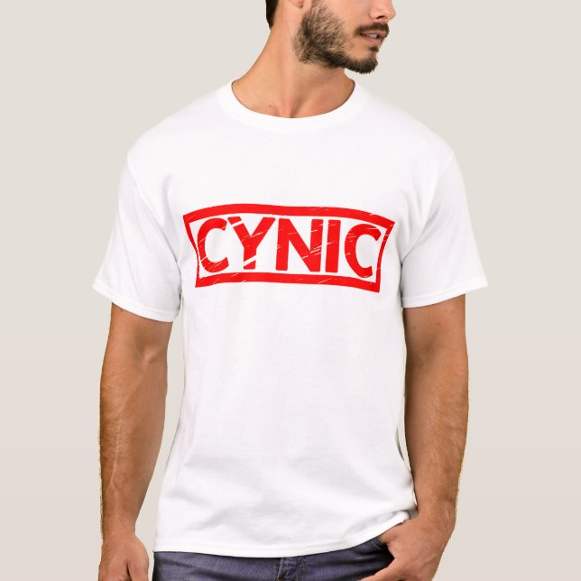 Camiseta Carimbo cínico (Frente)