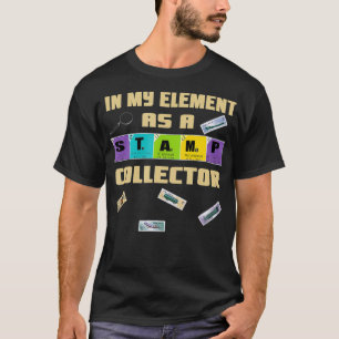 Camiseta Carimbo Coletando Carimbo Raros Engraçado Coletor