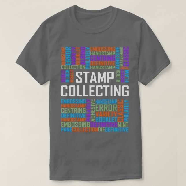 Camiseta Carimbo Coletando Palavras (Frente do Design)