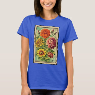 Camiseta Carimbo da Flor Vintage